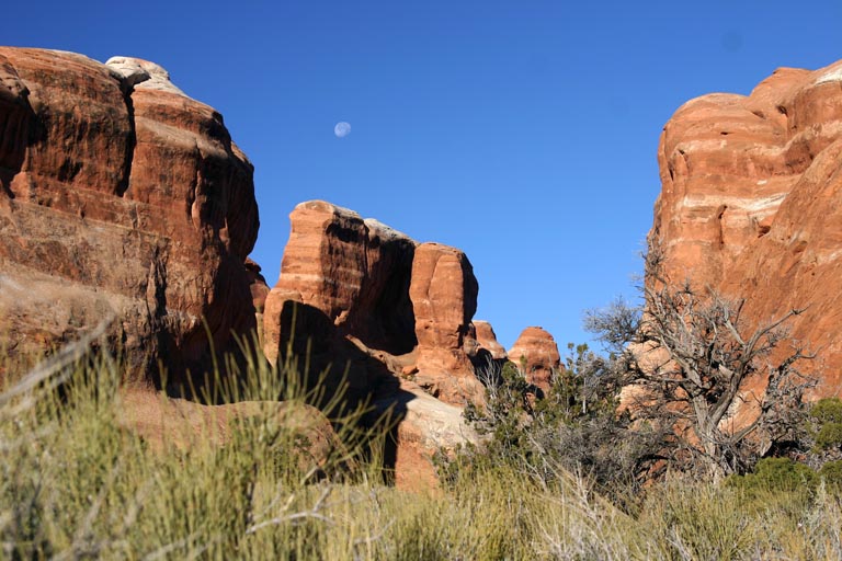 Start in den "Devils Garden Trailhead"