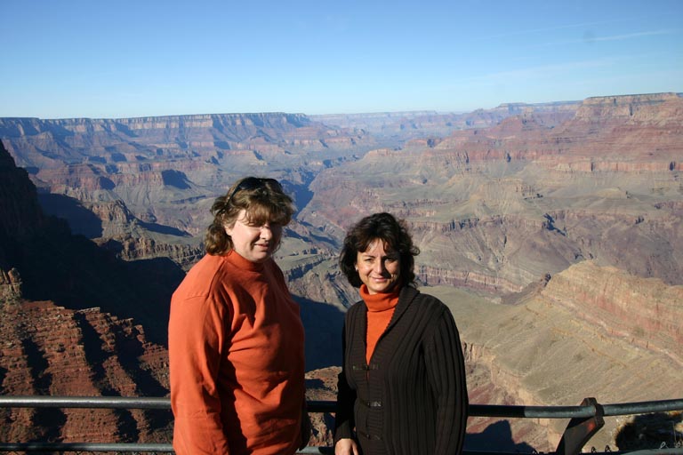 Andrea & Ramona am Grand Canyon